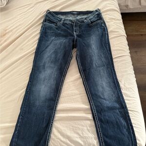 Women’s Silver straight jeans